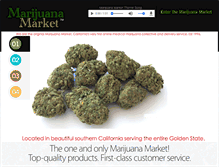Tablet Screenshot of marijuanamarket.com